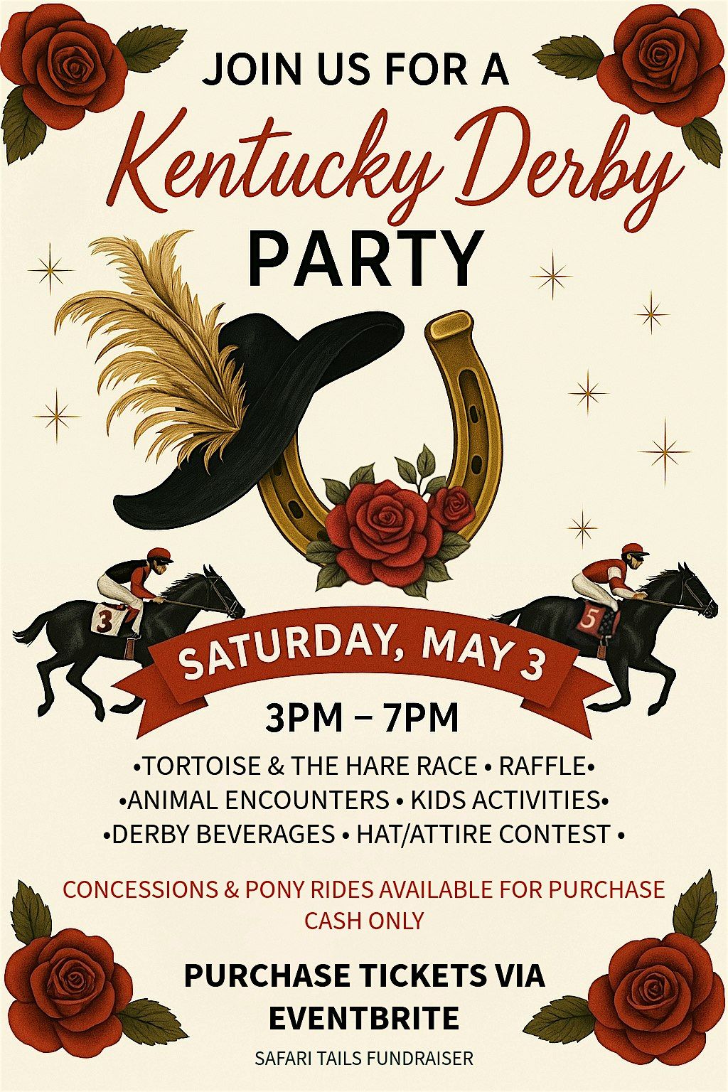 Kentucky Derby Fundraiser Party, 3 May | Event in Lumberton | AllEvents