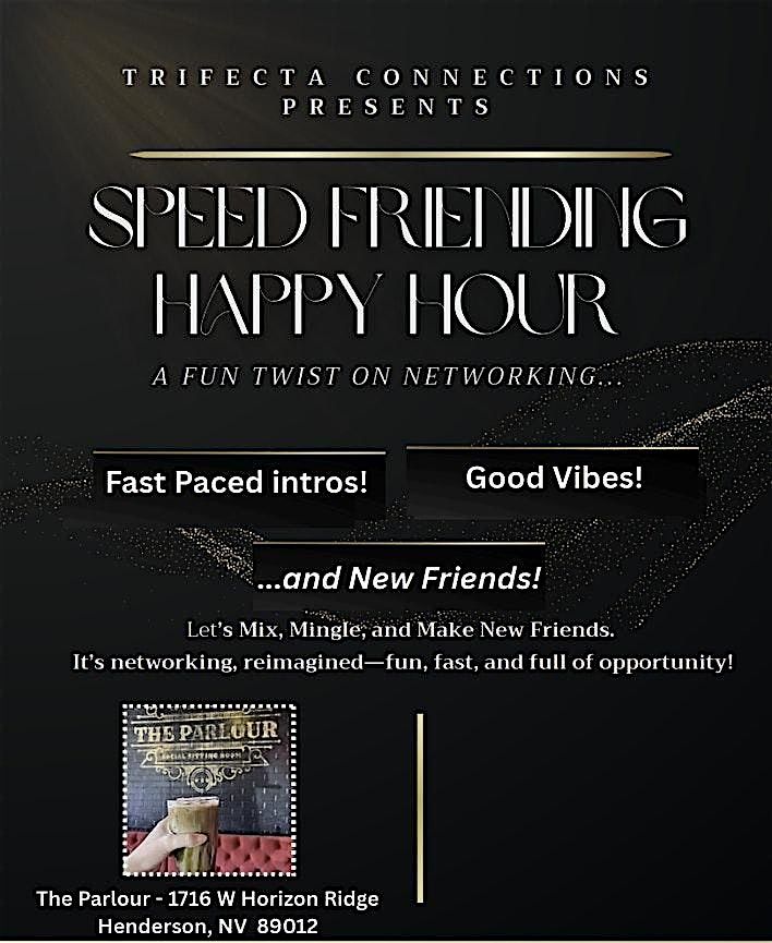 Speed Friending Happy Hour, 27 August | Event in Henderson | AllEvents