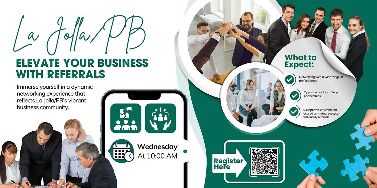 La Jolla/PB Networking: Gain Business with Referrals and Great Connections, 3 December | Event in San Diego