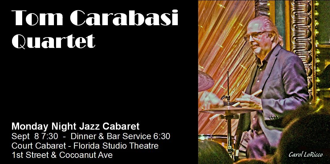 Thomas Carabasi Quartet - MNJC, 8 September | Event in Sarasota | AllEvents