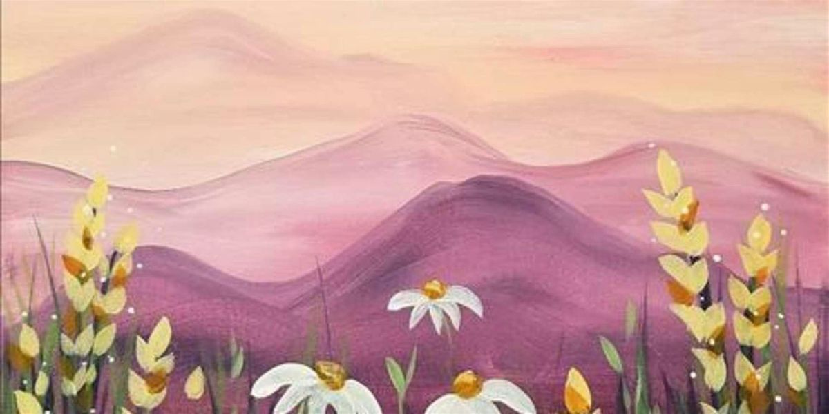 Misty Mountain Blooms - Paint and Sip by Classpop!™, 6 July | Event in Pasadena | AllEvents