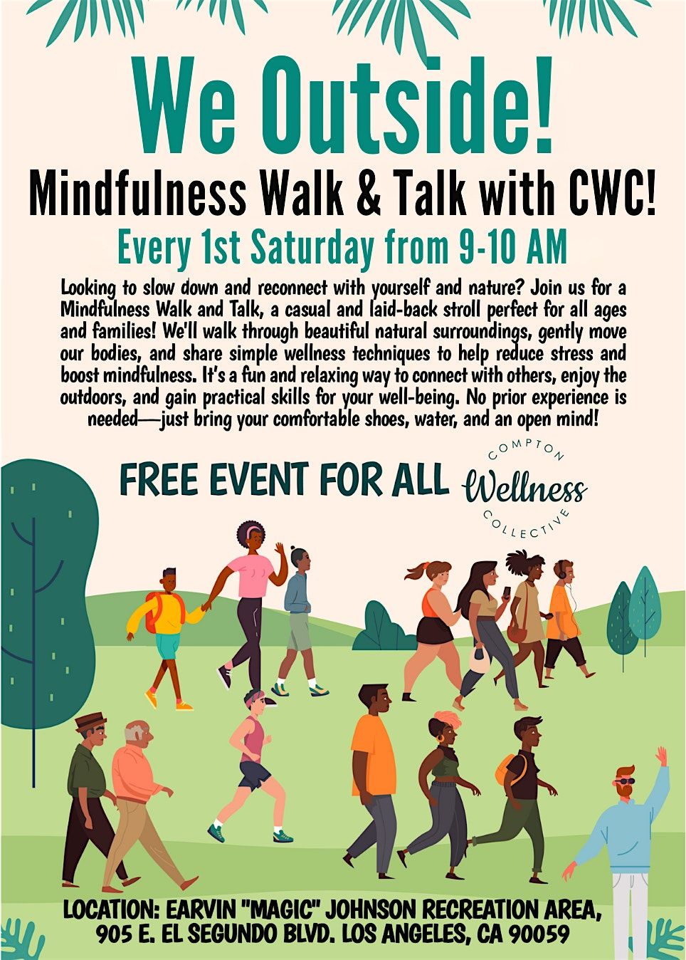 We Outside: Mindfulness Walk & Talk with CWC! | Event in Los Angeles | AllEvents