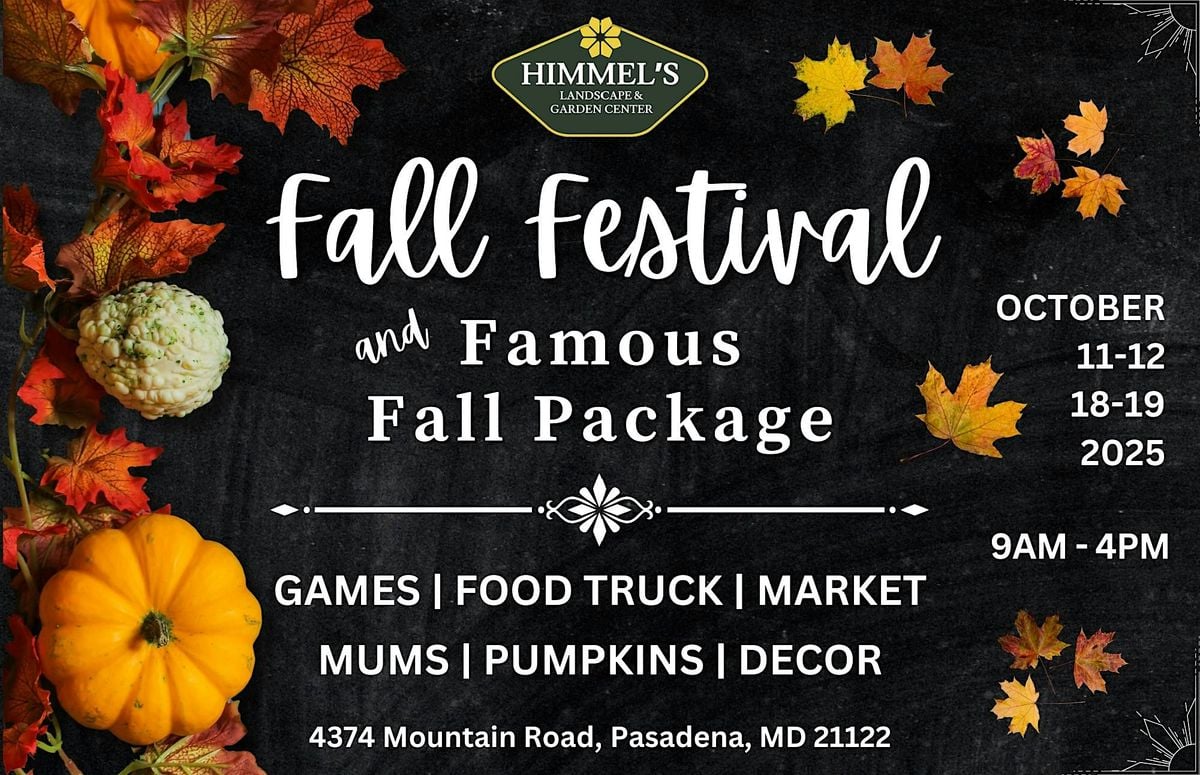 Himmel's Fall Festival and Famous Fall Package, 11 October | Event in Pasadena | AllEvents