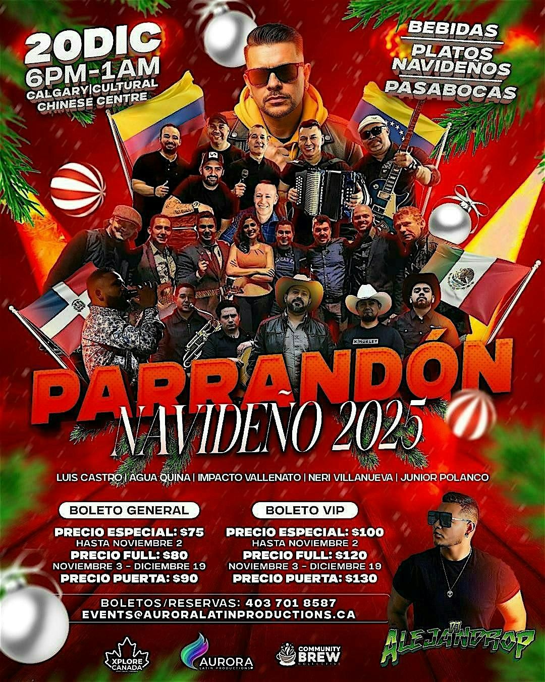 PARRANDON NAVIDEÑO 2025, 20 December | Event in Calgary | AllEvents