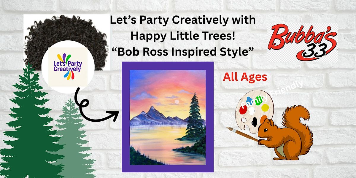 "Bob Ross Inspired" Paint Party, 3 August | Event in Roanoke | AllEvents