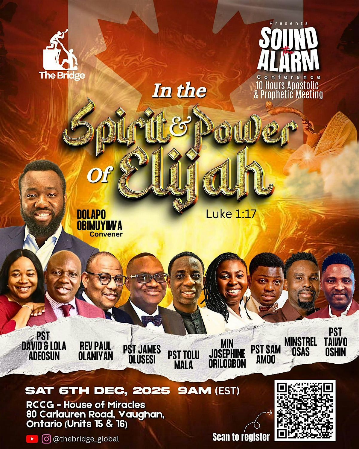 Sound the Alarm Conference - 2025, 6 December | Event in Vaughan | AllEvents