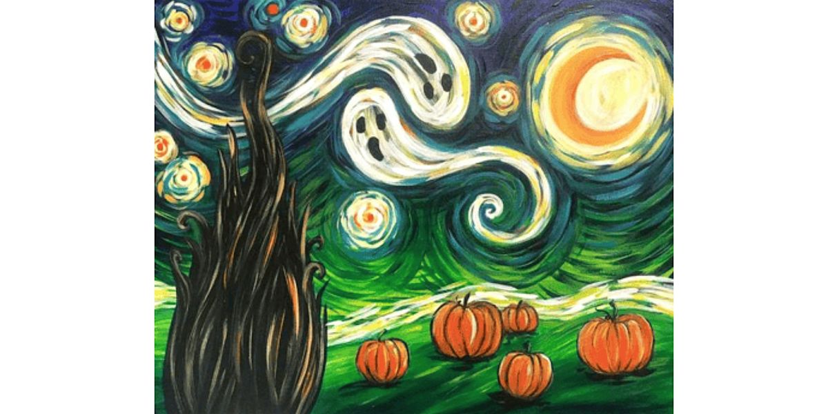 Paint and Sip in Melbourne: Spooky Starry Night, 31 October | Event in Kew | AllEvents