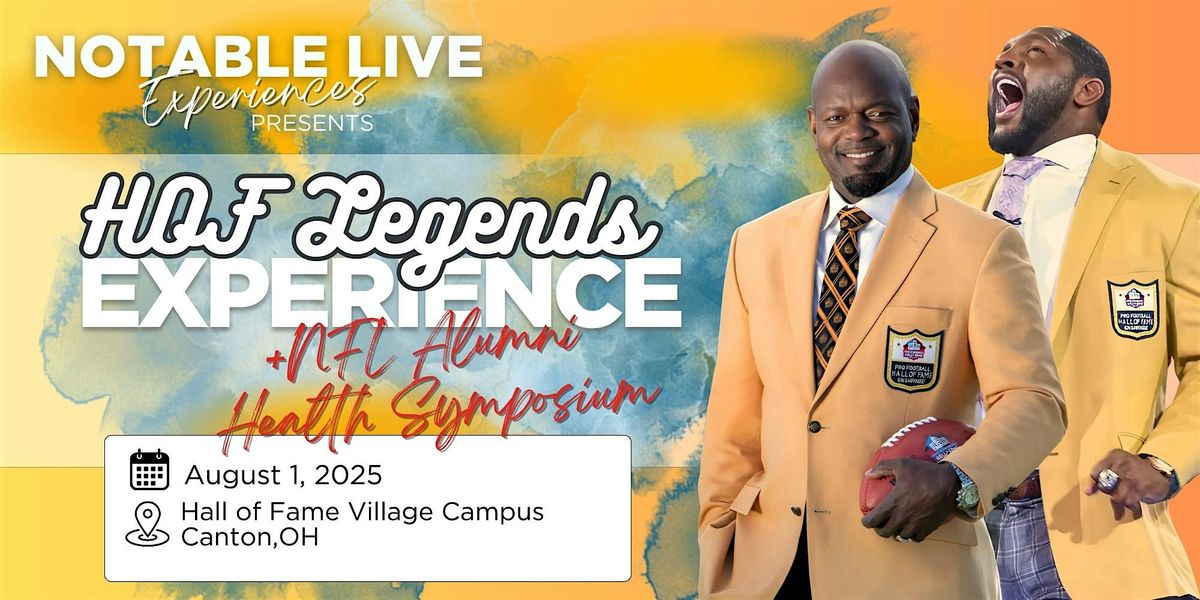 Hall of Fame Legends Experience:  Meet & Greet + Symposium, 1 August | Event in Canton | AllEvents