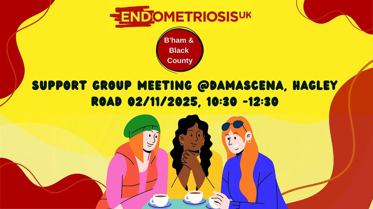 Birmingham Support Group Meeting@ Damascena, 2 November | Event in Birmingham | AllEvents