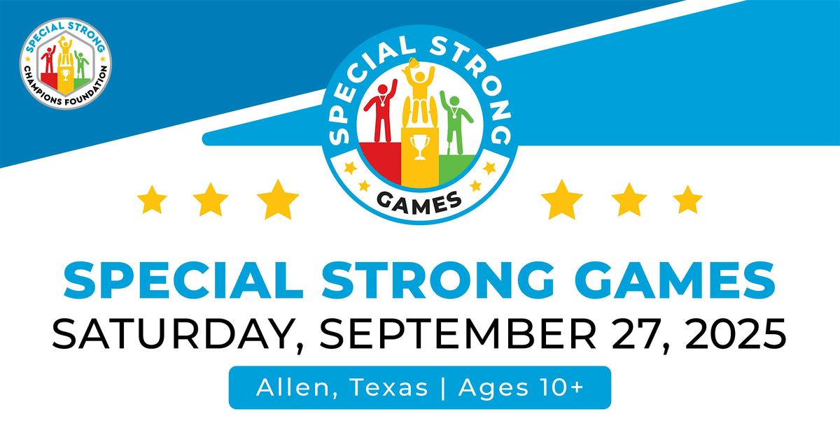 SPECIAL STRONG GAMES 2025, 27 September | Event in Allen | AllEvents