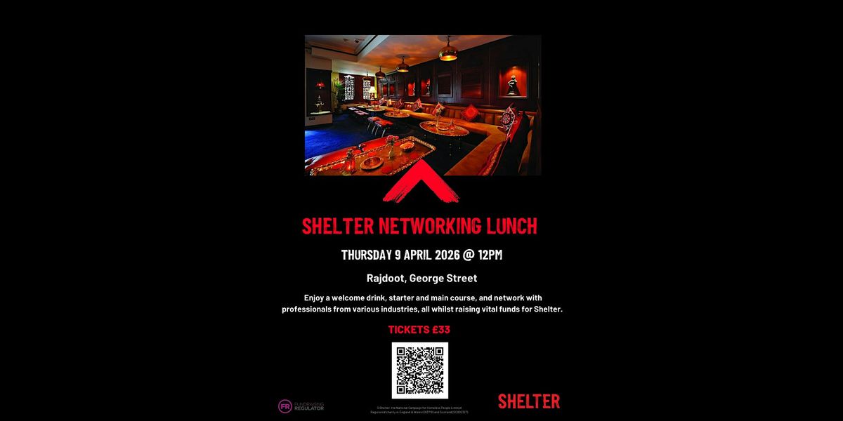 Shelter Birmingham Networking Lunch, 9 April | Event in Birmingham | AllEvents