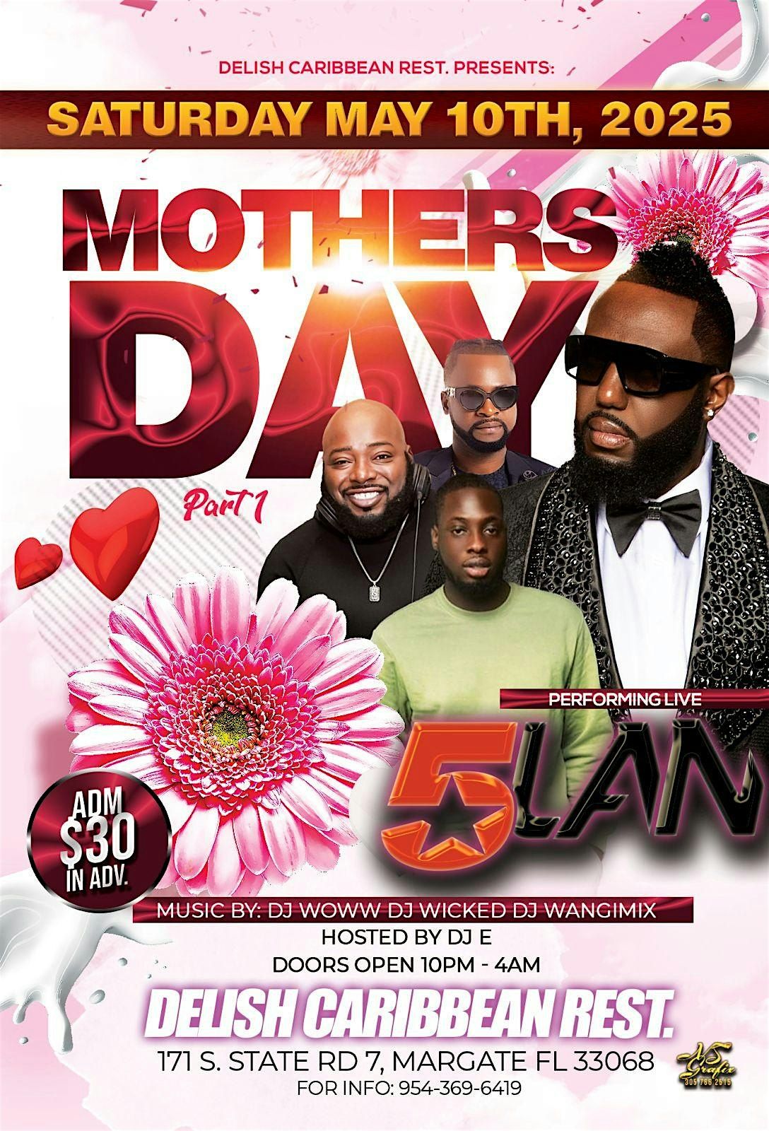 Mother’s Day celebration at Delish Caribbean Restaurant & Lounge, 10 May | Event in Margate | AllEvents