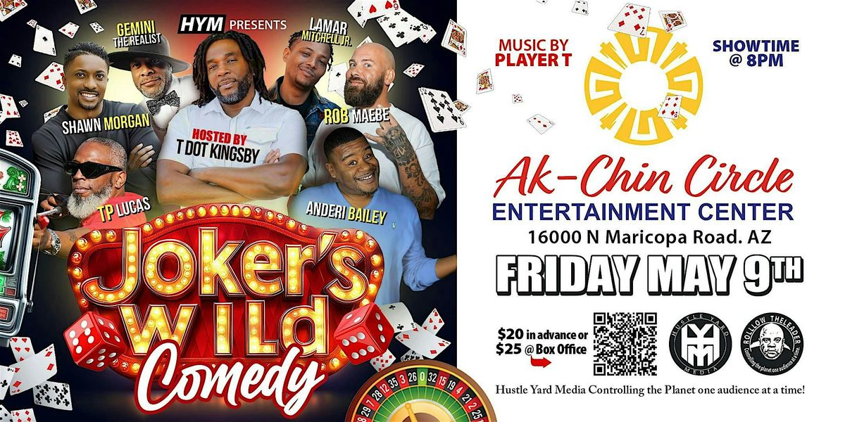 Jokers Wild Comedy, 9 May | Event in Maricopa | AllEvents