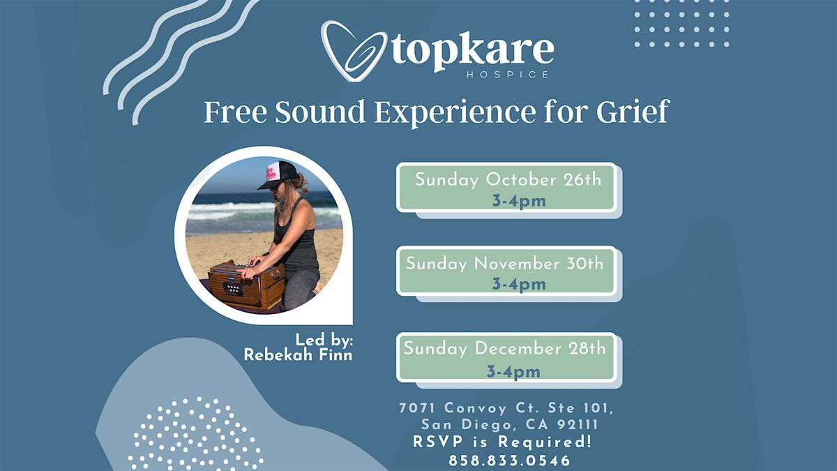 Free Community Sound Experience for Grief | Event in San Diego | AllEvents