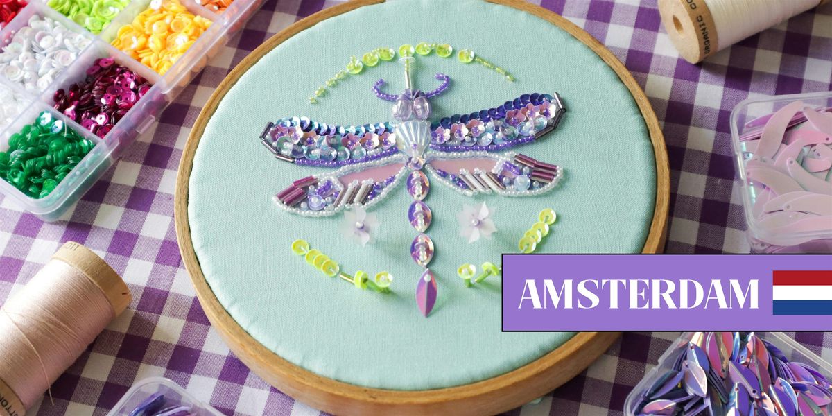 The Iridescent Dragonfly: Beads and Sequins Embroidery in Amsterdam, 8 November | Event in Amsterdam | AllEvents