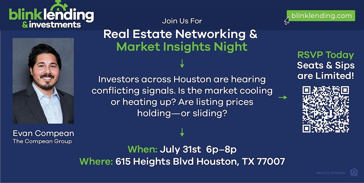 Real Estate Networking & Market Insights Night, 31 July | Event in Houston | AllEvents