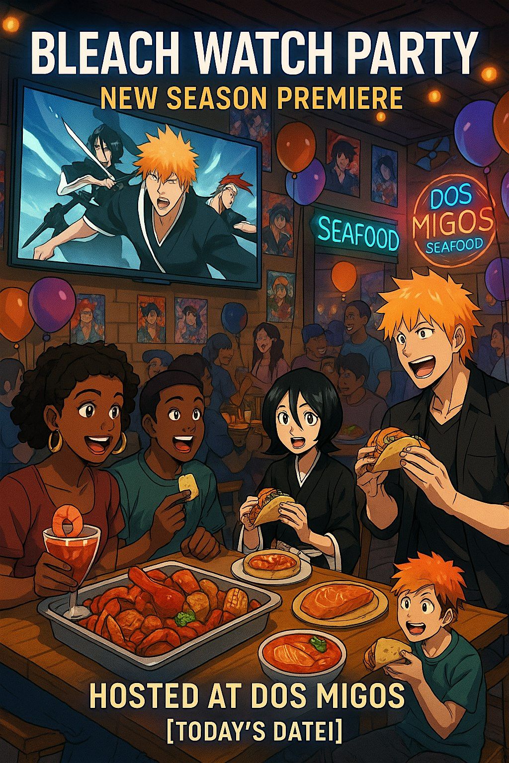 Bleach: Watch Party at Dos Migos! (Baltimore City Locals), 24 August | Event in Baltimore | AllEvents