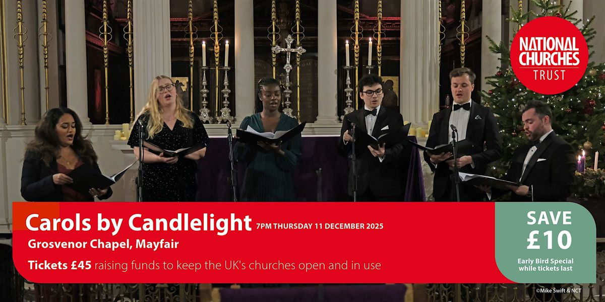 Carols by Candlelight with the National Churches Trust, 11 December | Event in London | AllEvents