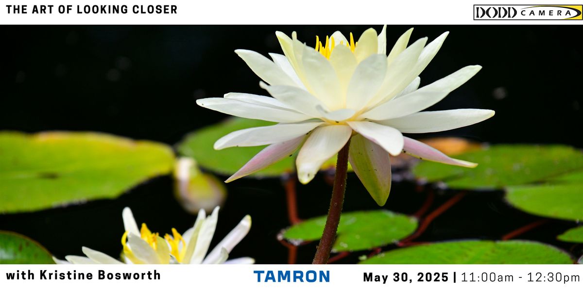 The Art of Looking Closer with Kris Bosworth of Tamron, 30 May | Event in Cleveland | AllEvents