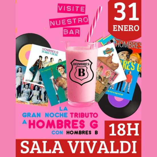 Tributo a Hombres G - VISITE NUESTRO BAR, 31 January | Event in Barcelona | AllEvents