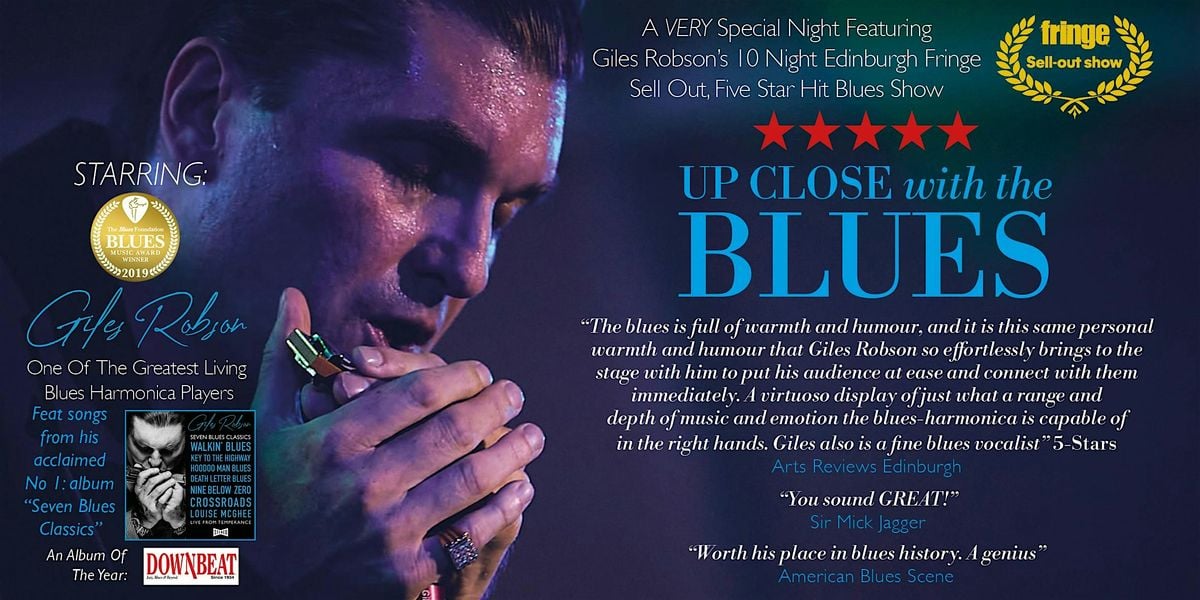 Up Close With The Blues At Fothergills, Nottingham, 30 October | Event in Nottingham | AllEvents