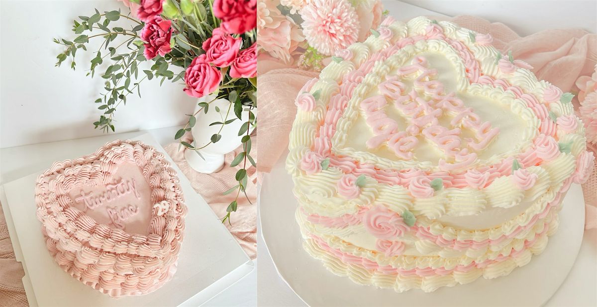 Vintage Heart Cake Decorating with Charcuterie and Wine in Austin | Event in Austin | AllEvents