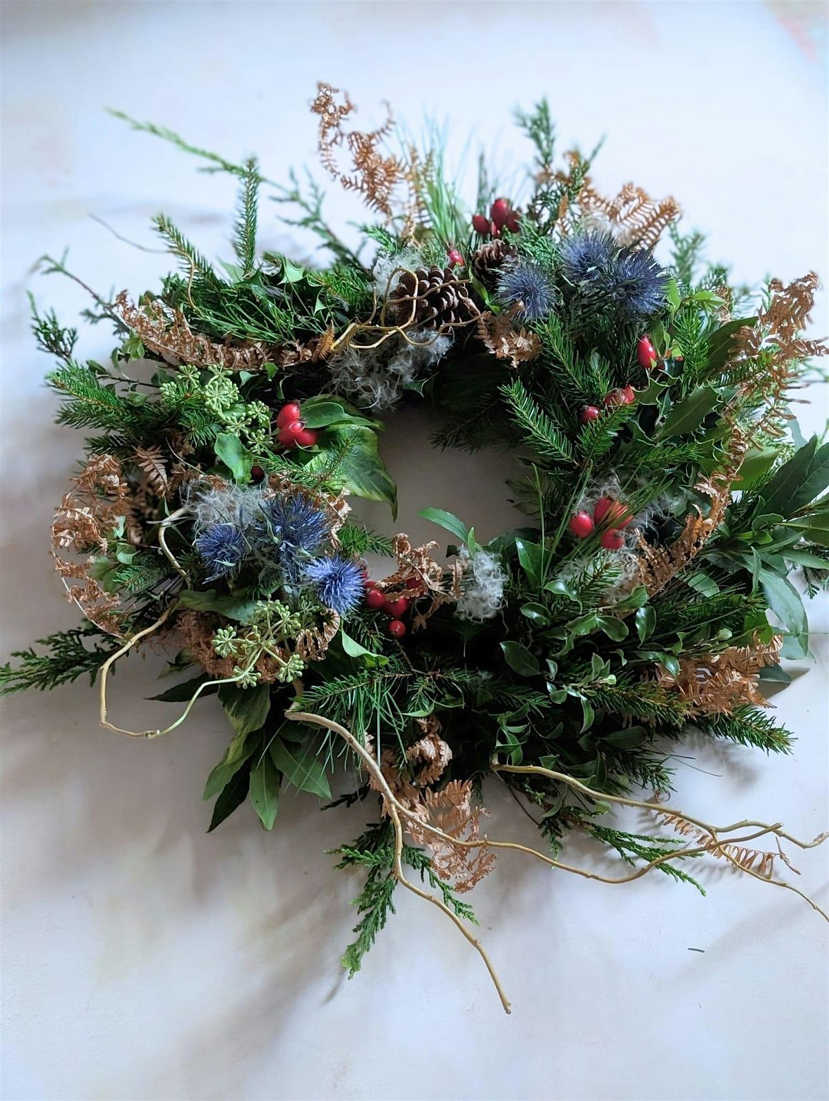 Christmas  Wreath Workshop with Clover and Tide (Whitstable), 4 December | Event in Whitstable | AllEvents