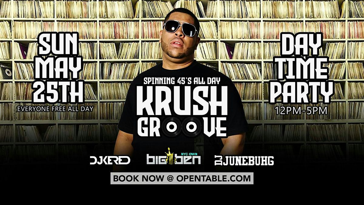 KRUSH GROOVE VINYL OUTDOOR PARTY, 25 May | Event in Orlando | AllEvents