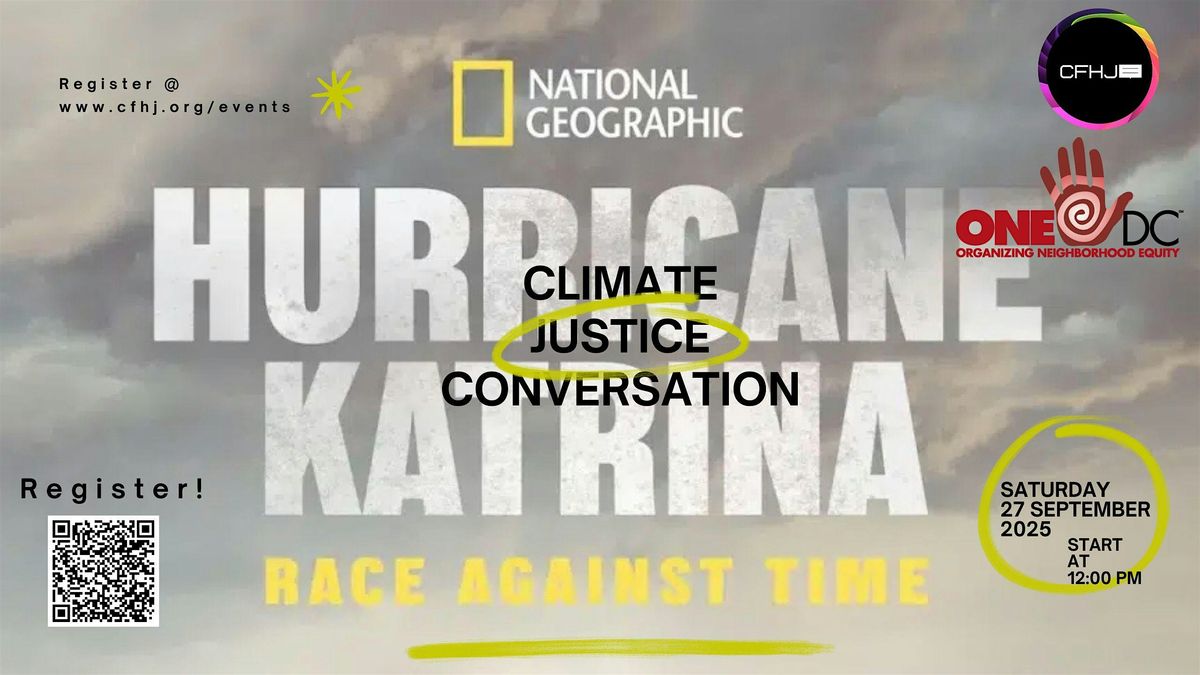 CFHJ in Action: Climate Justice Workshops, 27 September | Event in Washington | AllEvents