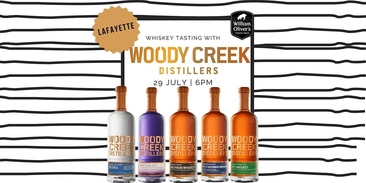 Woody Creek Whiskey Class, 29 July | Event in Lafayette | AllEvents