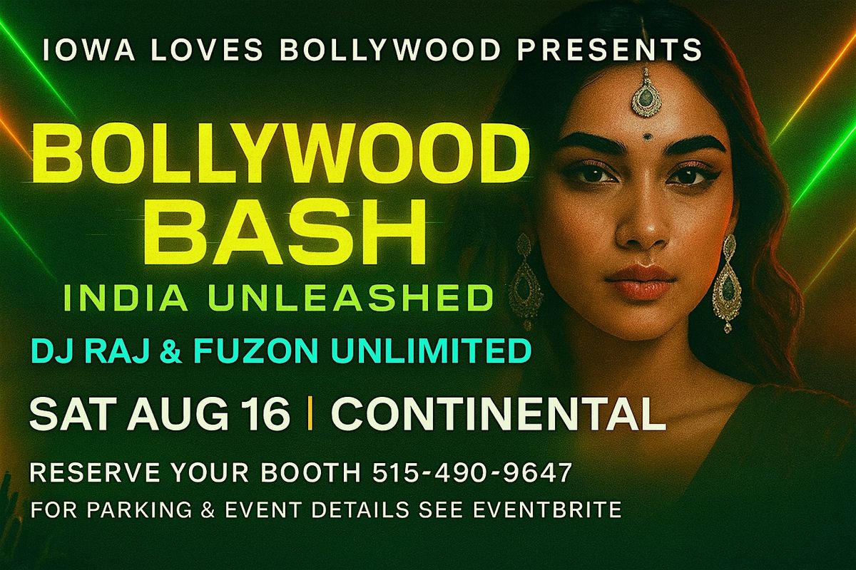 BOLLYWOOD BASH 2025 EAST VILLAGE : FREE WITH RSVP, 16 August | Event in Des Moines | AllEvents