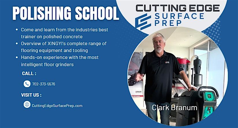 Cutting Edge Surface Prep Polished Concrete Training School, 16 October | Event in Las Vegas | AllEvents