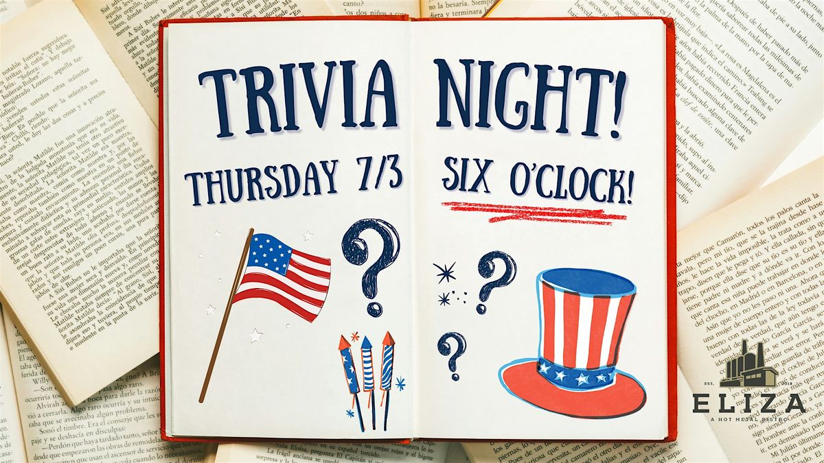 Copy of Trivia Night (7/3/25), 3 July | Event in Pittsburgh | AllEvents