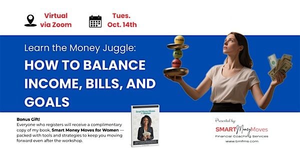Learn the Money Juggle: How to Balance Income, Bills and Goals, 14 October | Event in Bronxville | AllEvents