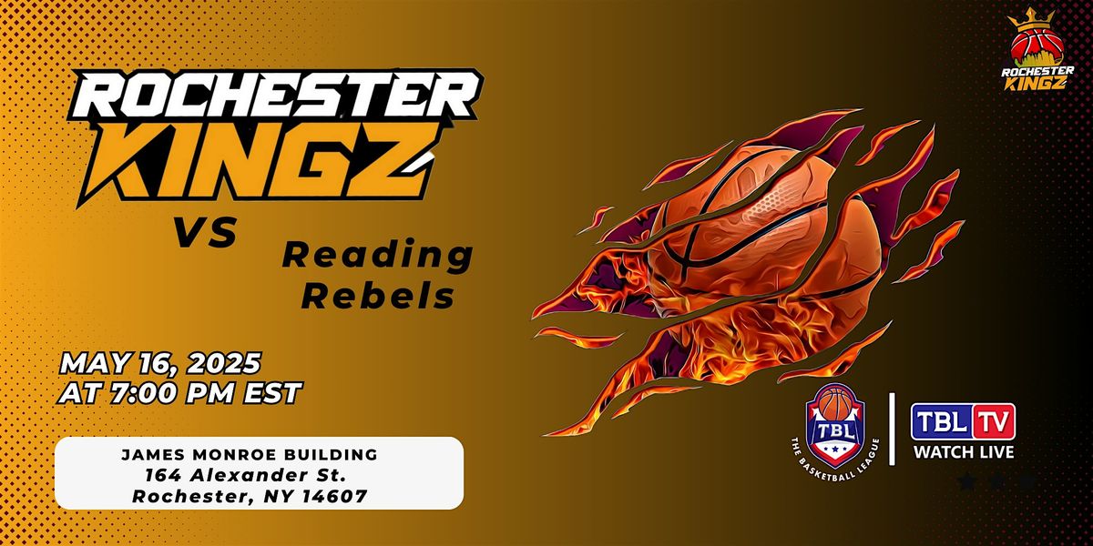 Rochester Kingz Vs Reading Rebels- HOME | Event in Rochester | AllEvents