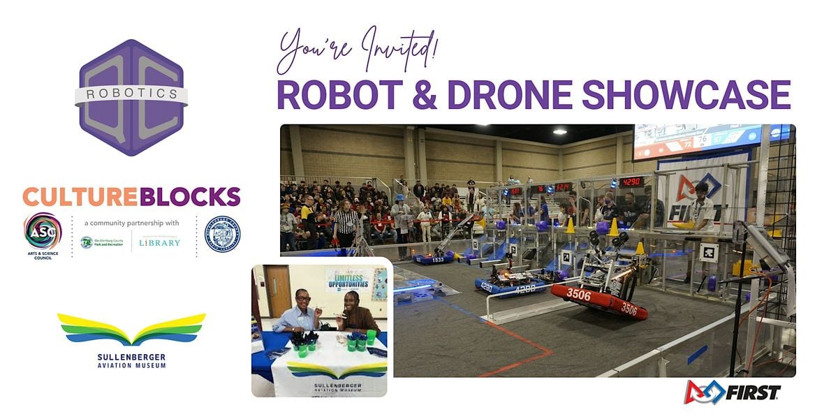 Robot and Drone Showcase @ Tuckassegee, 21 June | Event in Charlotte | AllEvents