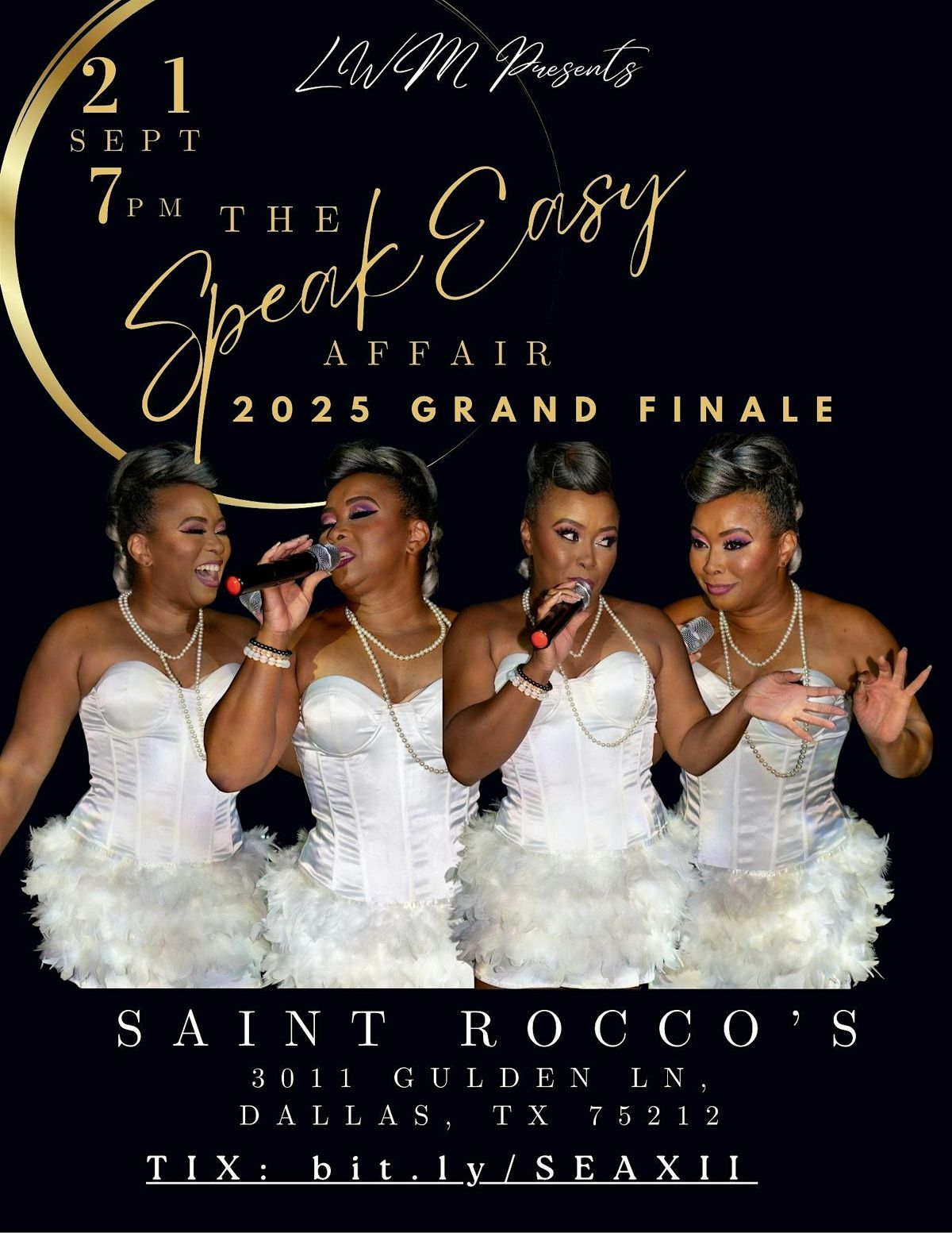 The SpeakEasy AffairXII: Grand Finale 2025, SAINT ROCCO'S NEW YORK ...