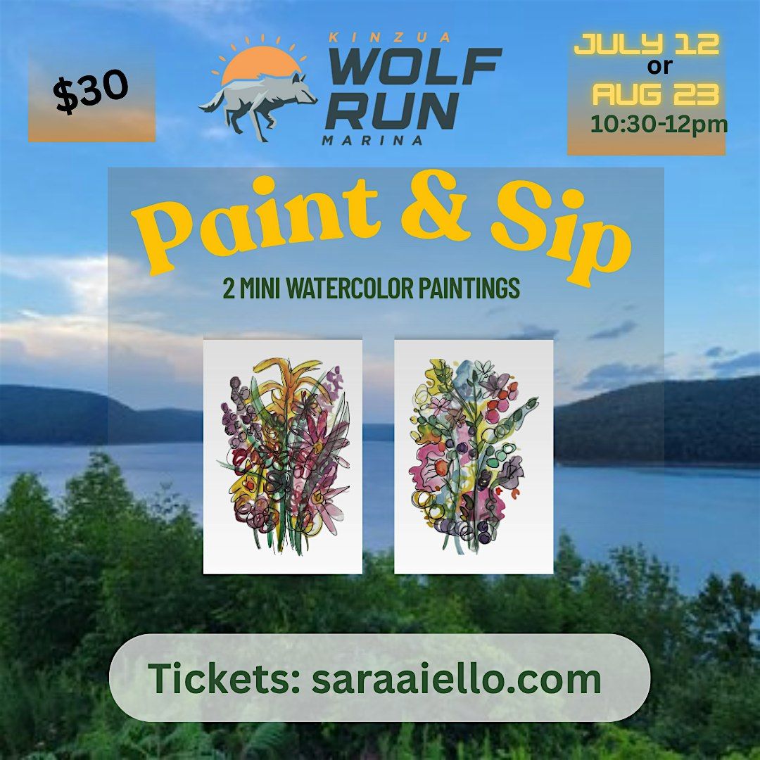 Kinzua Wolf Run Marina Paint & Sip with Sara Aiello Studio, 12 July | Event in Clarendon | AllEvents