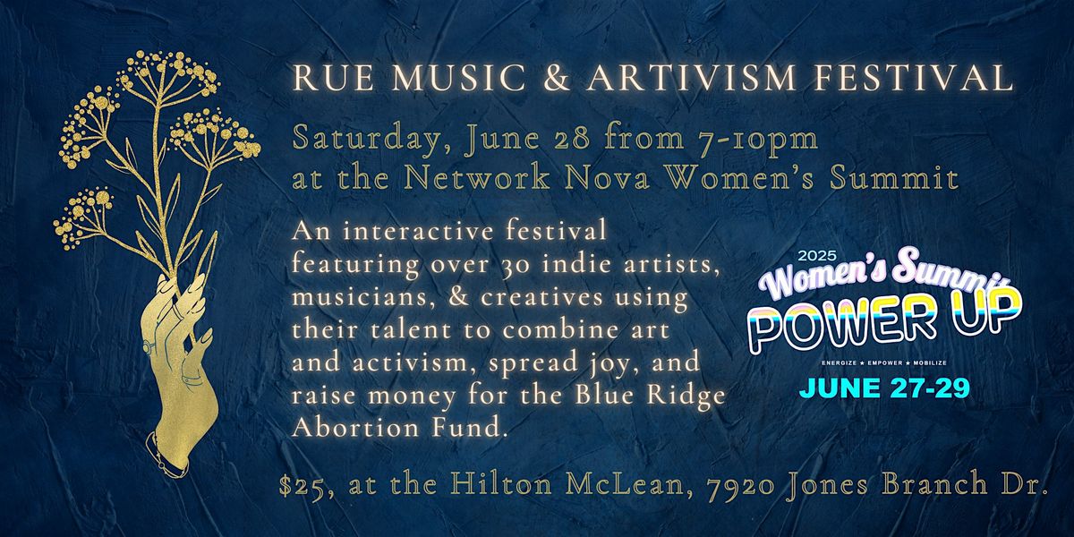 Rue Music & Artivism Festival at the 9th Annual Women's Summit, 28 June | Event in McLean | AllEvents