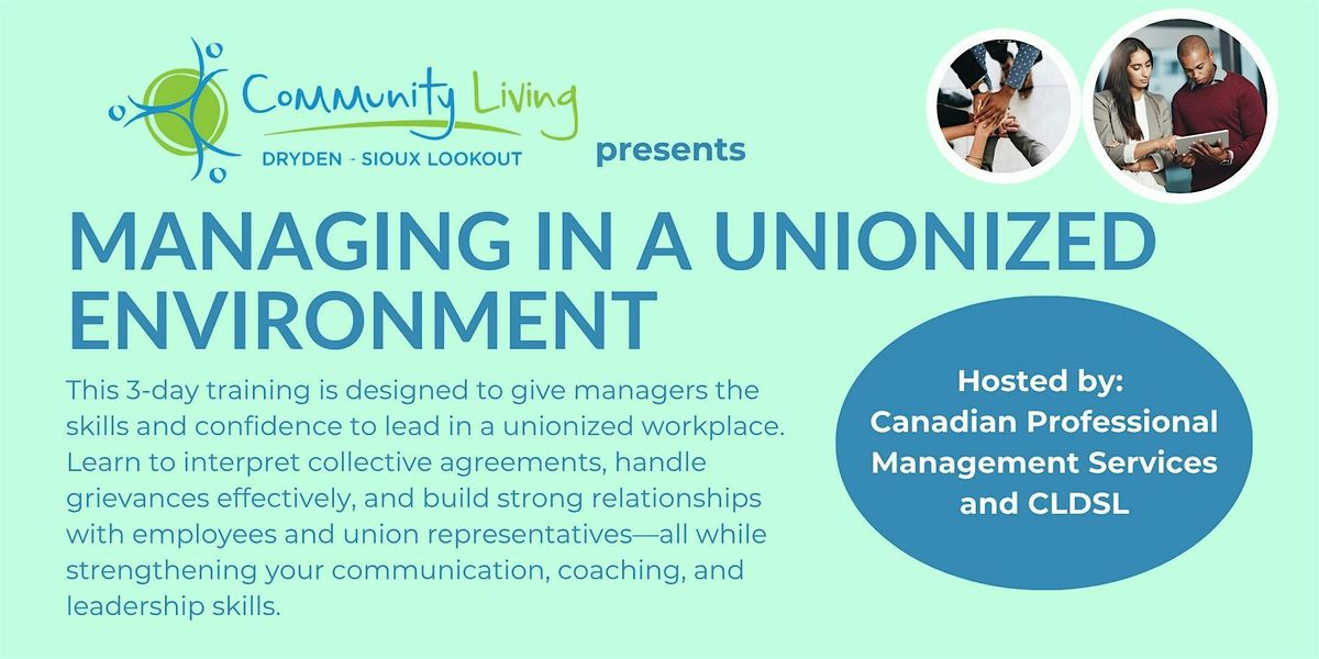 Managing in a Unionized Enviroment, 2 December | Event in Dryden | AllEvents
