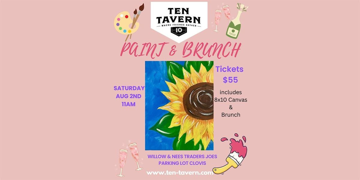 Saturday Brunch Paint & Sip – Where Mimosas Meet Masterpieces!, 2 August | Event in Clovis | AllEvents