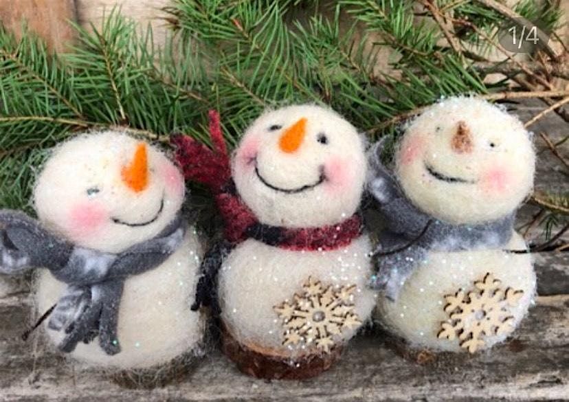 Needle Felted Snowman, 6 September | Event in New Milford | AllEvents