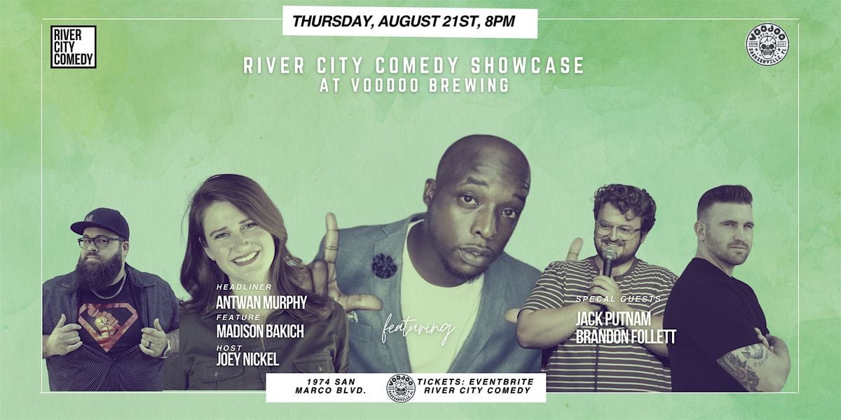 River City Comedy Showcase at Voodoo Brewing, 21 August | Event in Jacksonville | AllEvents