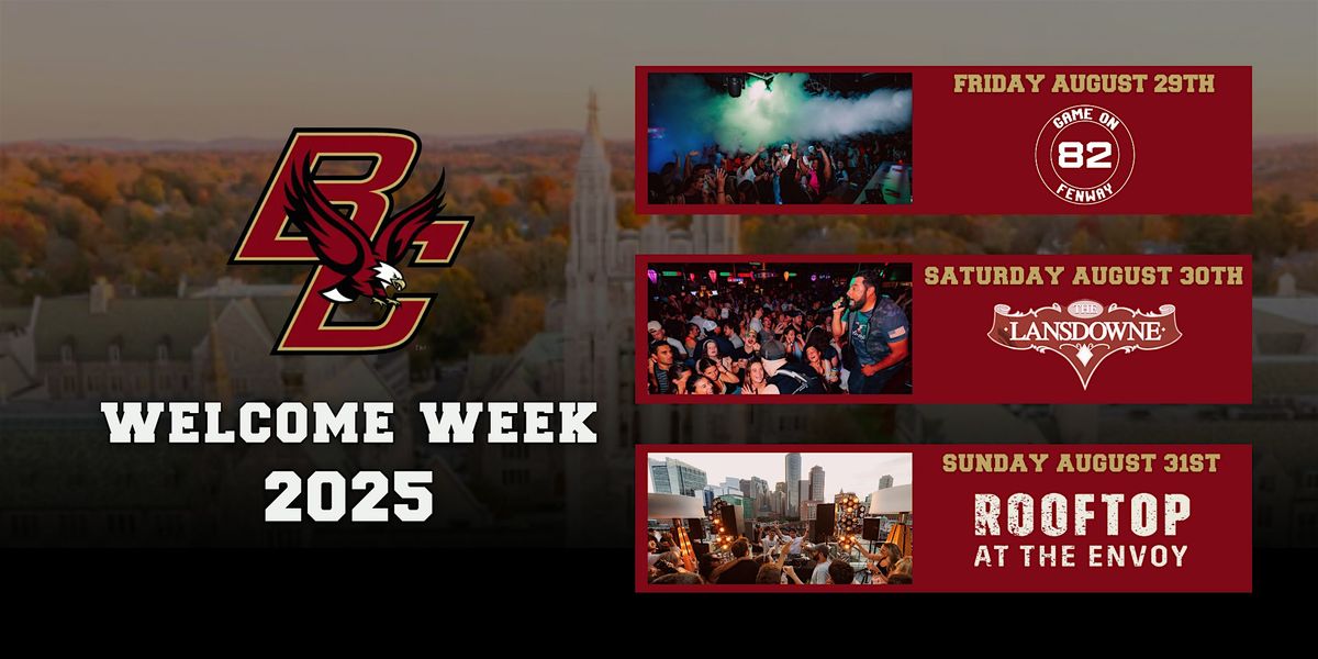 Boston College Welcome Week 2025, 29 August | Event in Boston | AllEvents