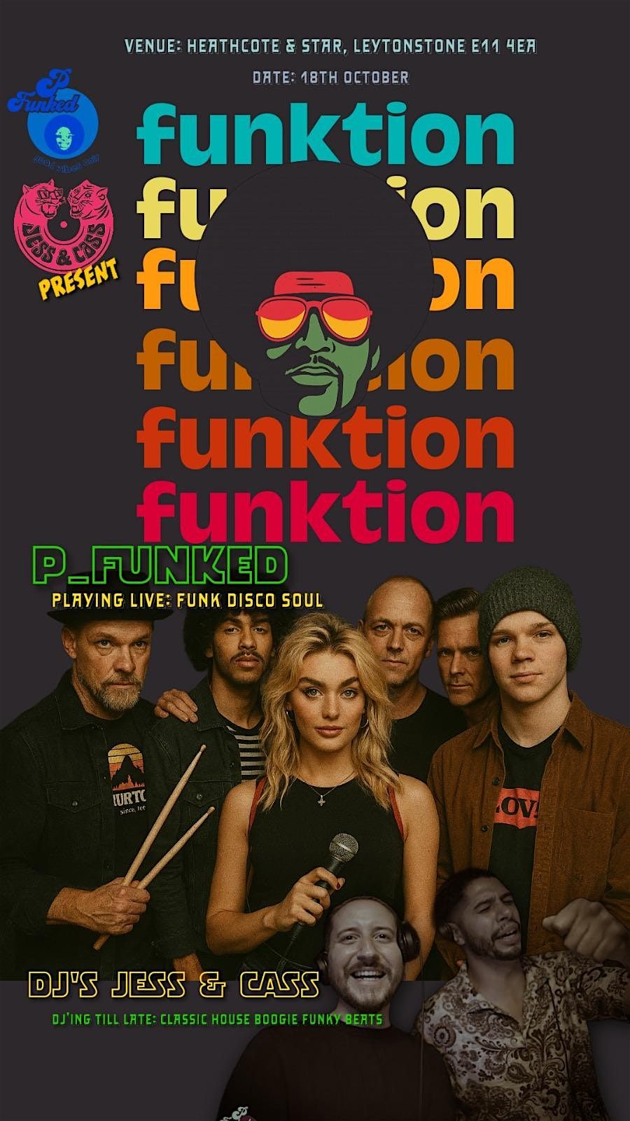 Funktion @ The Heathcote & Star, 18 October | Event in London | AllEvents
