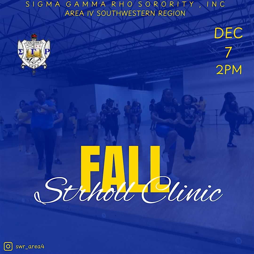 Area IV Fall Strholl Clinic, 14 December | Event in Lancaster | AllEvents