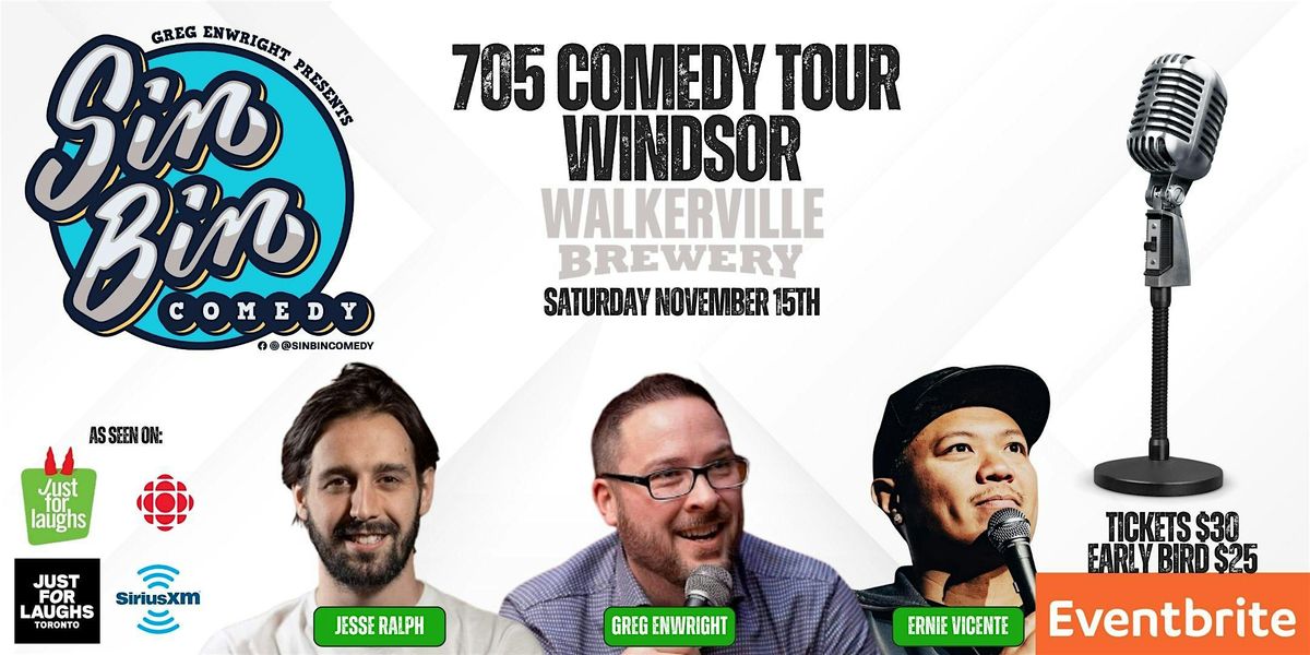 705 Comedy Tour at The Walkerville Brewery - Windsor, 15 November | Event in Windsor | AllEvents