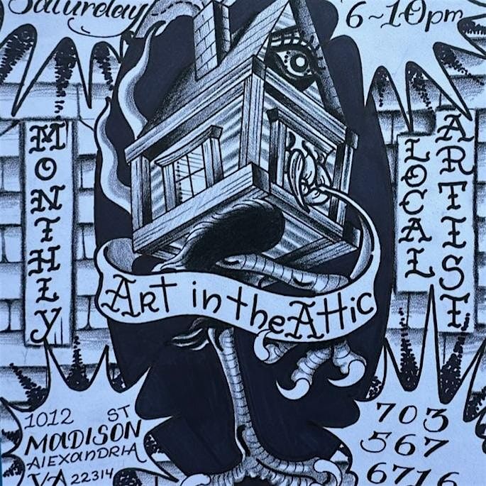 Art in the Attic (Jul 12th), 12 July | Event in Alexandria | AllEvents