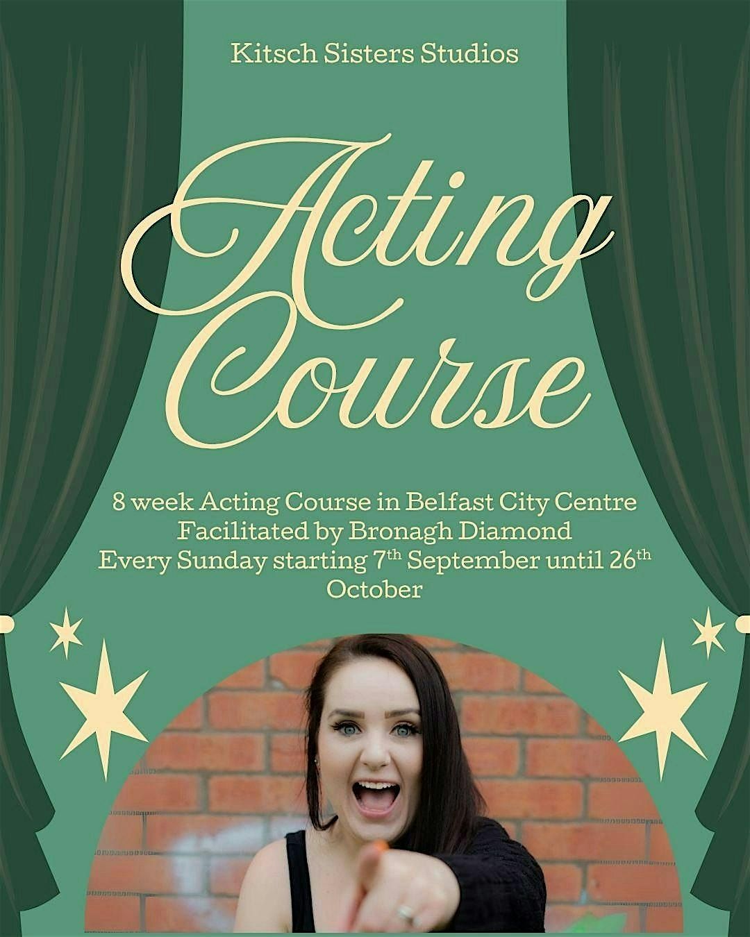 8 Week Acting Course: Beginners, 7 September | Event in Belfast | AllEvents