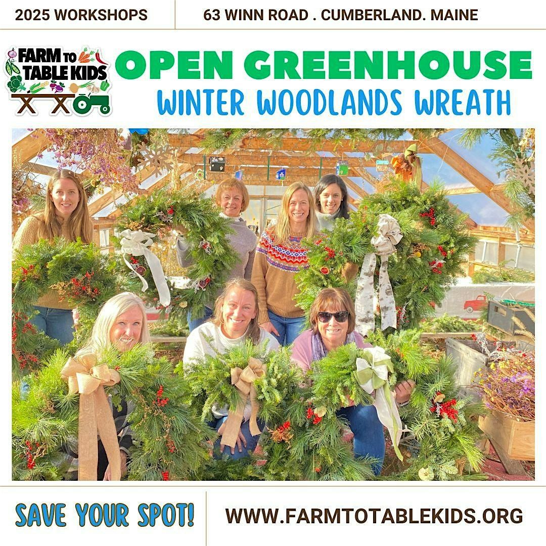 FTTK OPEN GREENHOUSE: Winter Woodland Wreath Edition, 9 November | Event in Cumberland | AllEvents